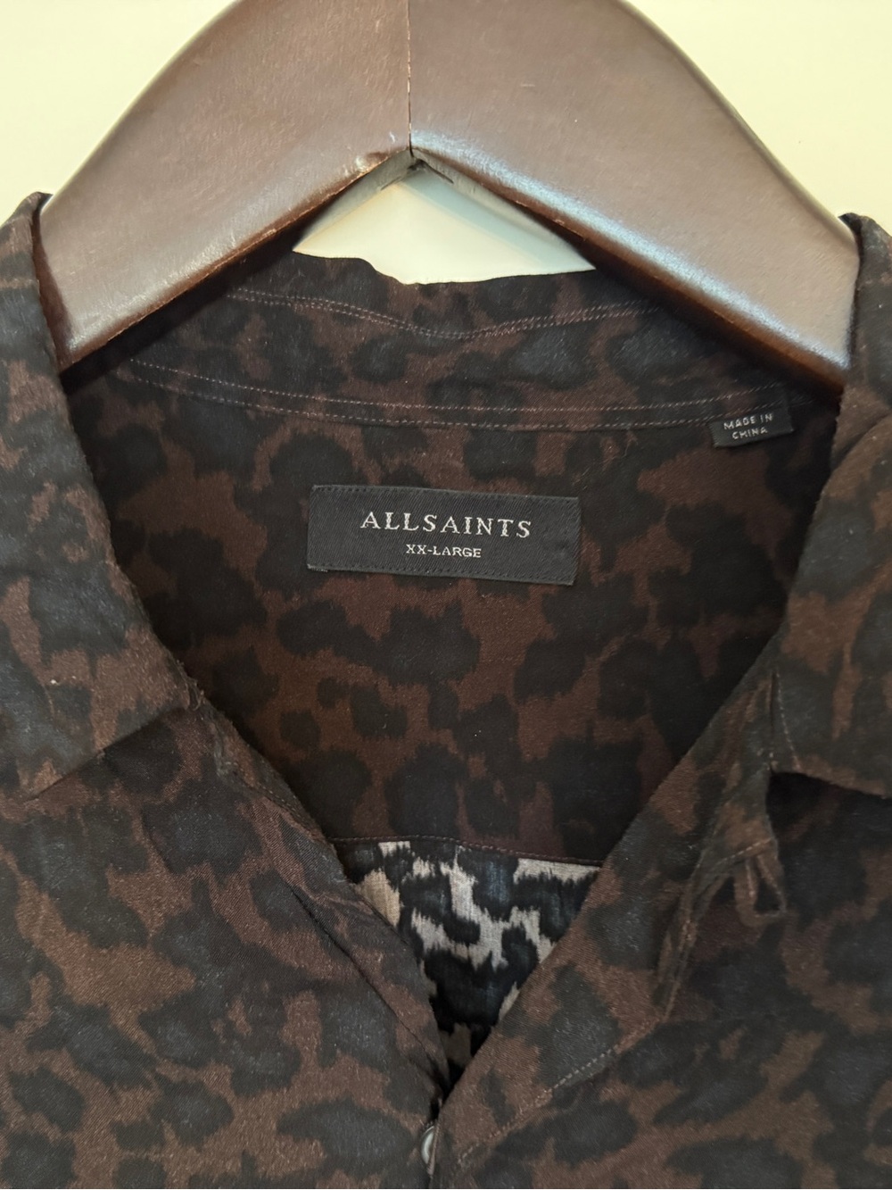 Allsaints Leopardone Print Shirt - Picture 7 of 9